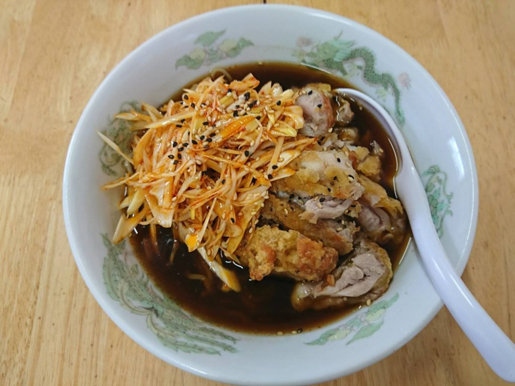 揚げ鳥麺